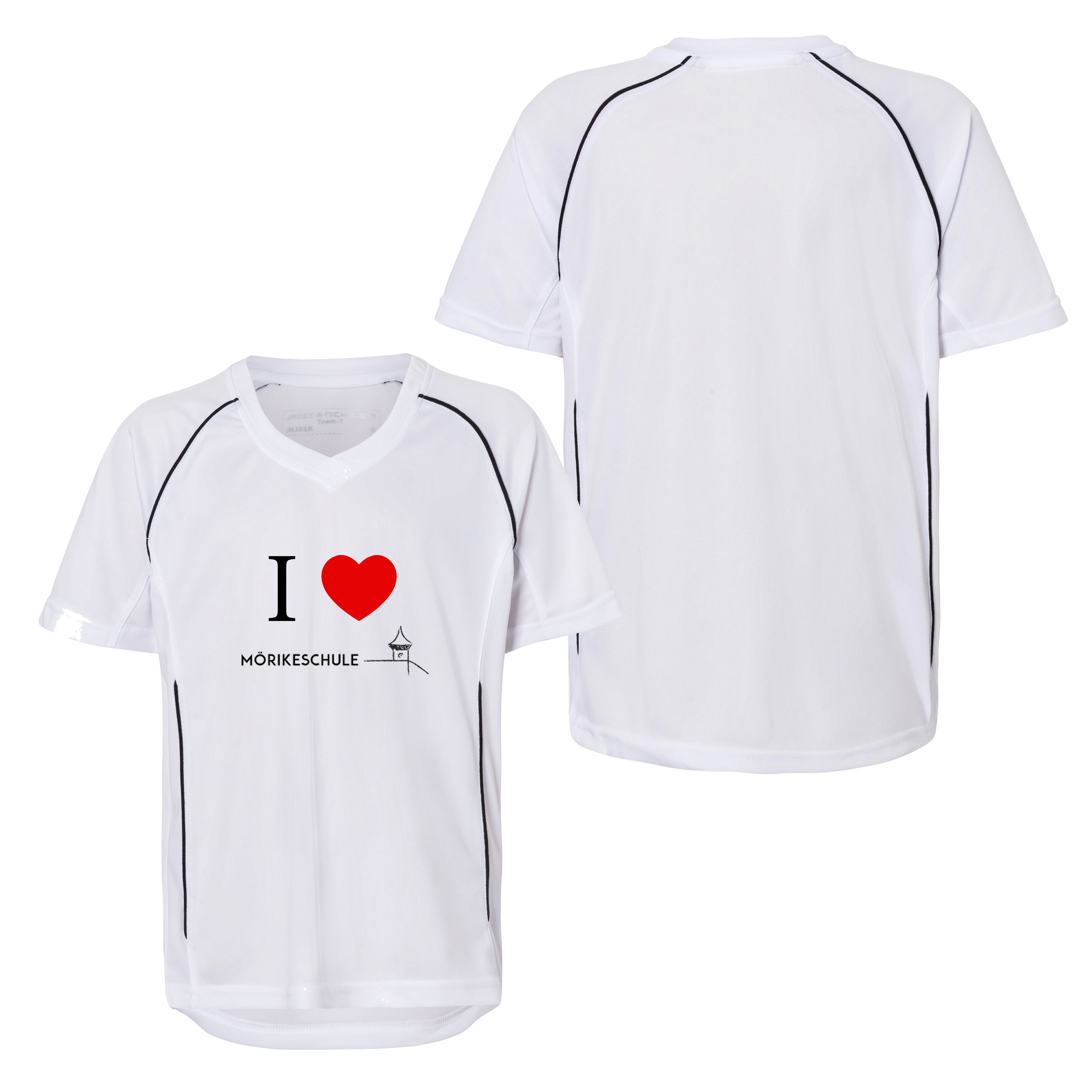 Team T-Shirt Mörikeschule weiß