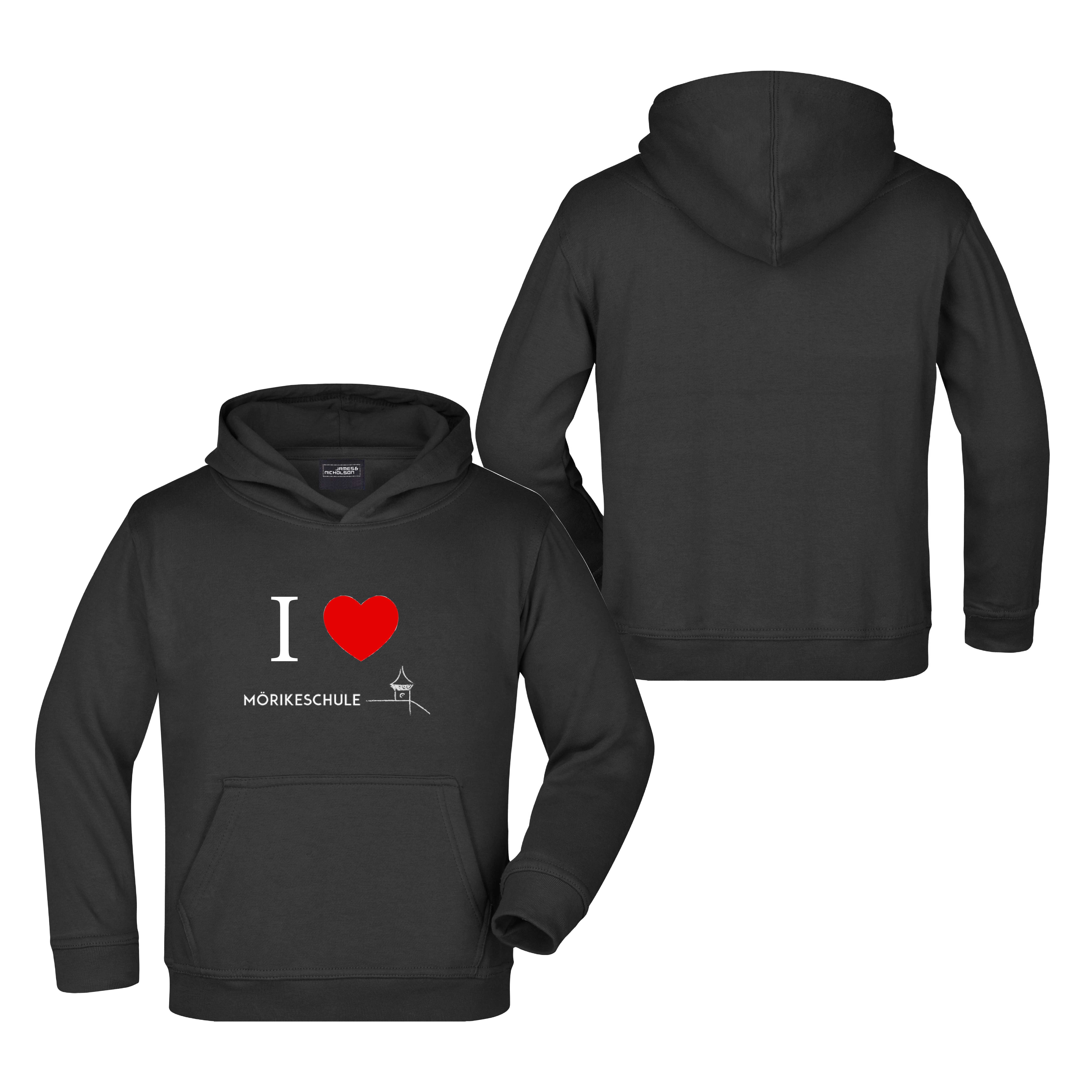 Hoodie Mörikeschule schwarz