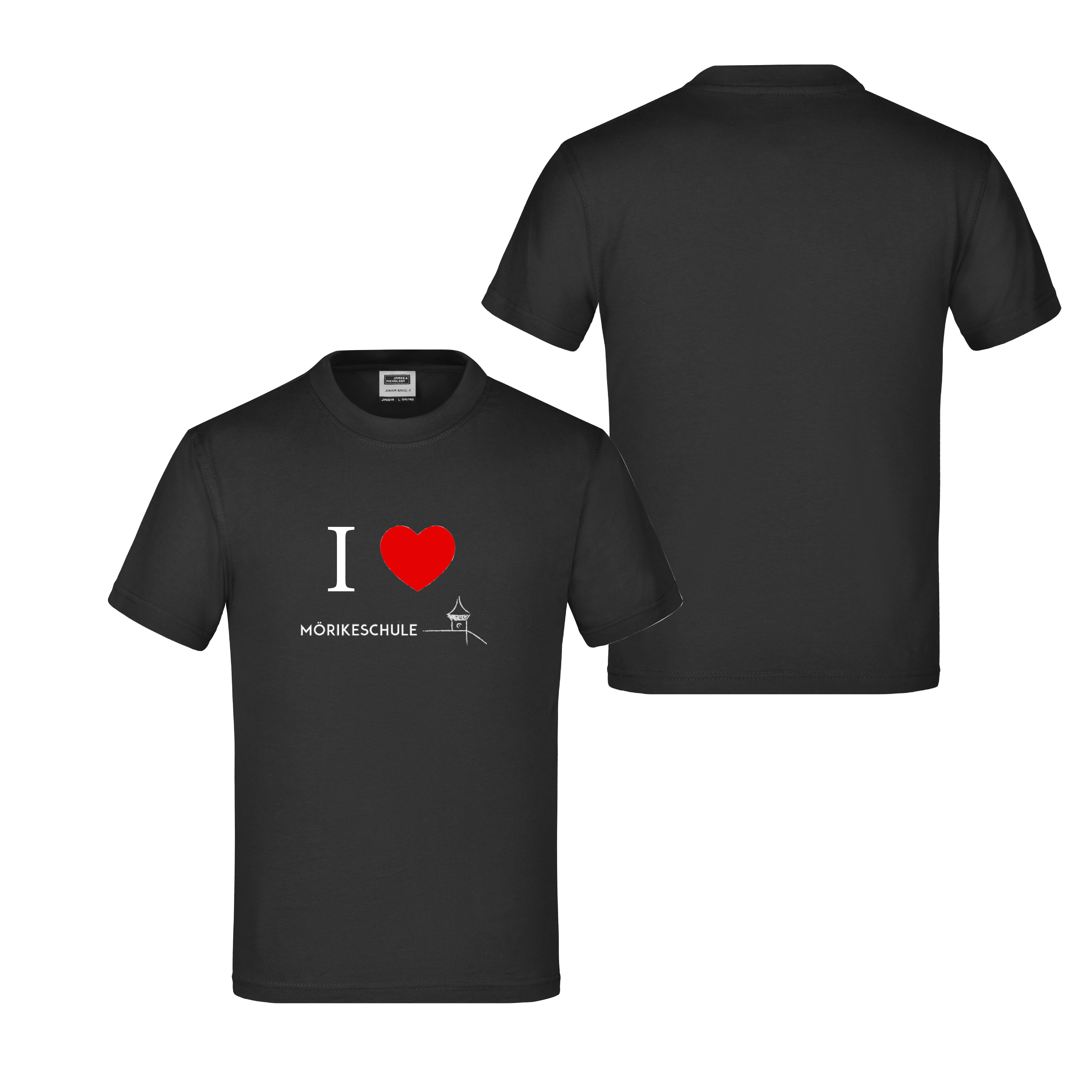 T-Shirt Mörikeschule schwarz